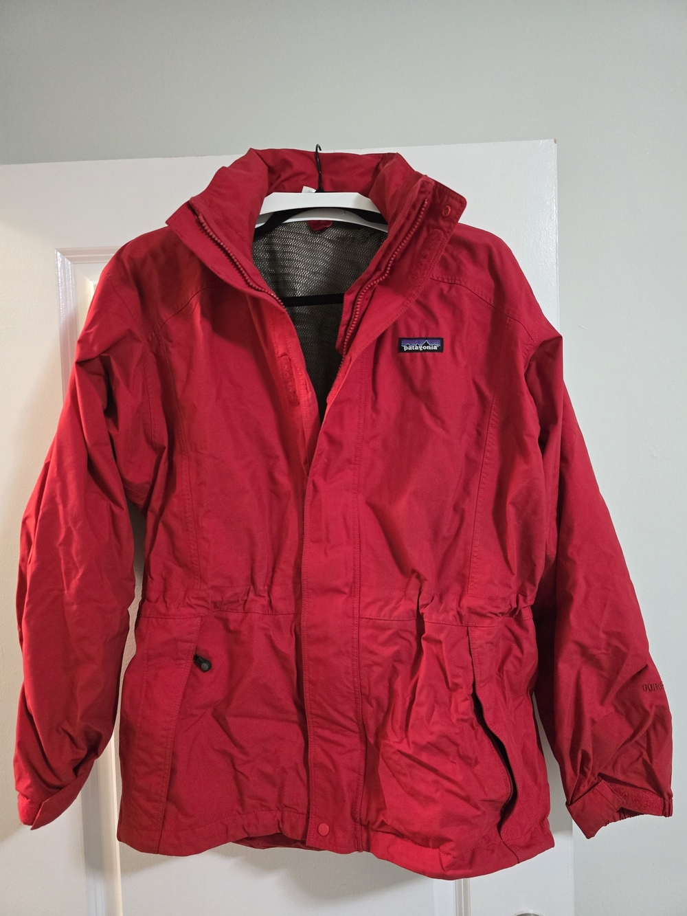 Y2K Patagonia Red Goretex Jacket Liquid Sky Sz Women's Large Or Mens Medium